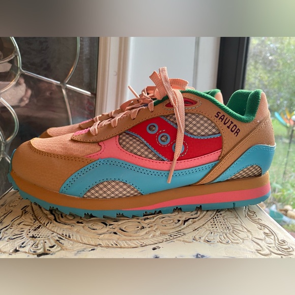 🆕 Saucony Savior Jae Tips Edition Sz 5 (Big Kid) OR EU 37 (Women’s 6.5/7) 🌟 - Picture 14 of 15